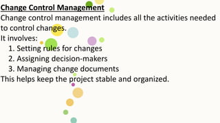 Change Control in Software Project Management | PDF