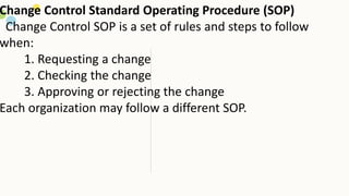 Change Control in Software Project Management | PDF