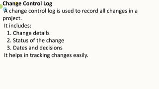 Change Control in Software Project Management | PDF