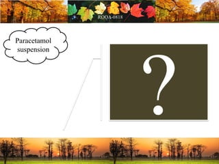 Paracetamol
suspension
 