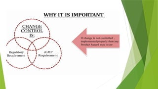 change control and it's types of change control | PPTX