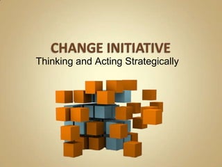 CHANGE INITIATIVE Thinking and Acting Strategically 
