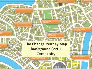 The Change Journey Map<br />Background Part 1<br />Complexity<br />
