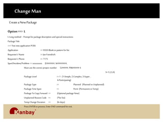 Change man | PPT