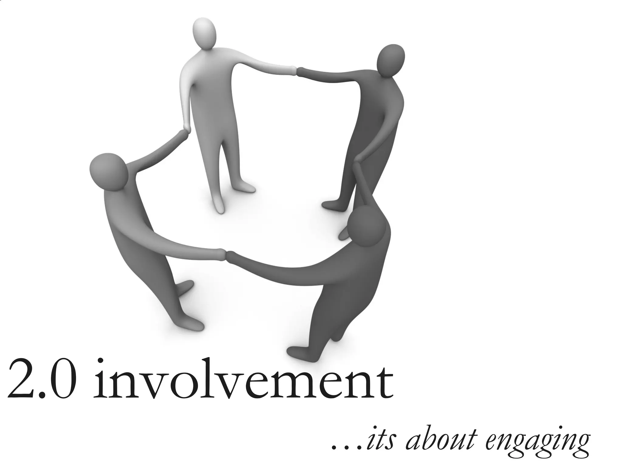 2.0 involvement
            …its about engaging
 