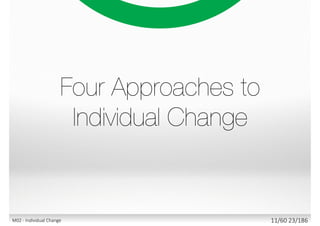 11/60 23/186M02 - Individual Change
 