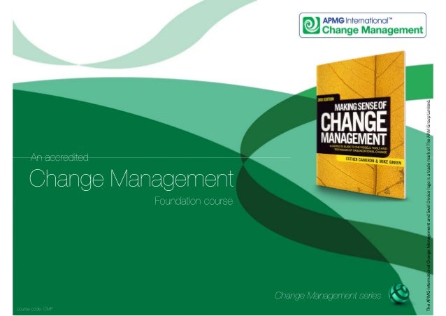 Change Management Foundation Change Management Foundation