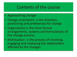 Change management 1 | PPTX