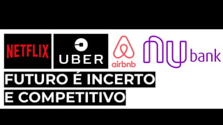 FUTURO É INCERTO
E COMPETITIVO
 