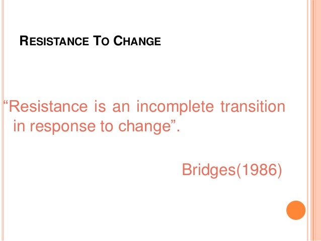 resistance