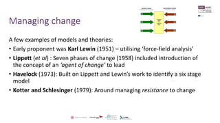 Change management  Slide 17
