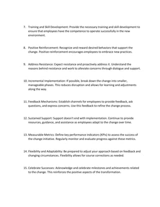 Change Management Principles | PDF