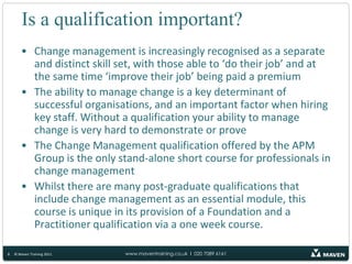 Change is not a specialist activity – we are all expected to have the skills to do our job and to improve our job by identifying changes that bring greater efficiencies, increased accuracy and quality, improved customer and supplier relationships or increased revenues