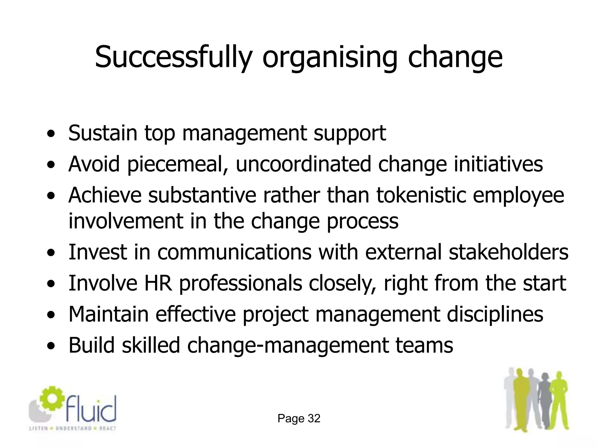 When talking about where your organisation is going, keep it simple and straightforward