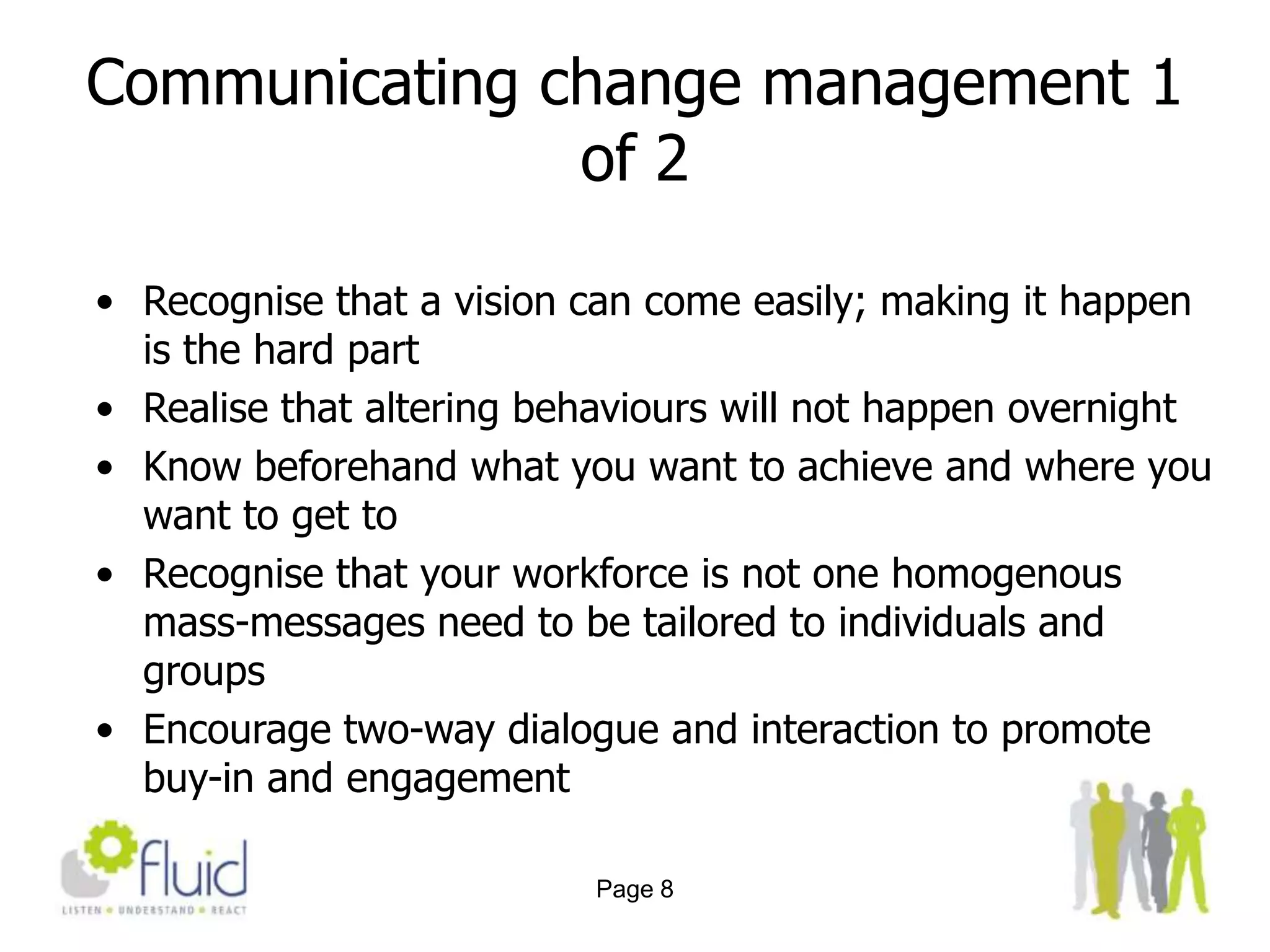 Prepare for setbacks