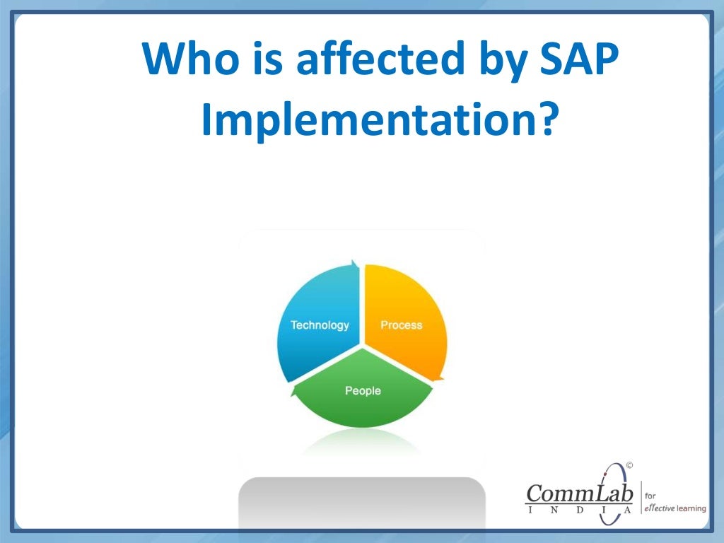 Change Management Strategy for SAP Implementation