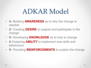 ADKAR Model
 
