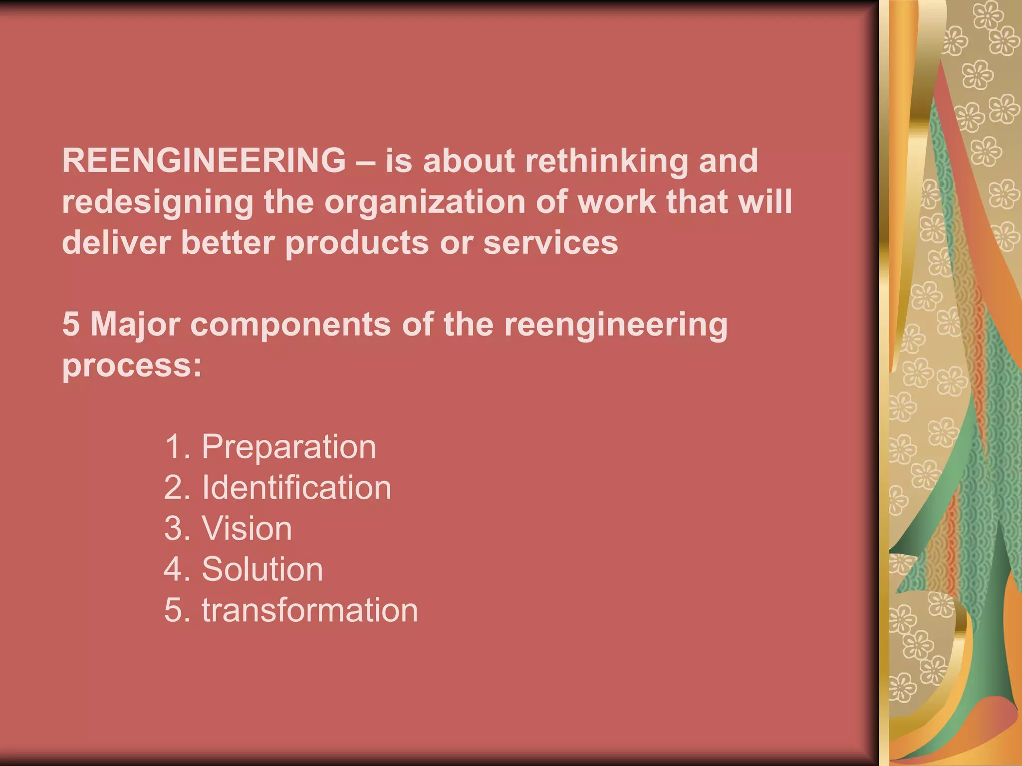 Business Process Reengineering