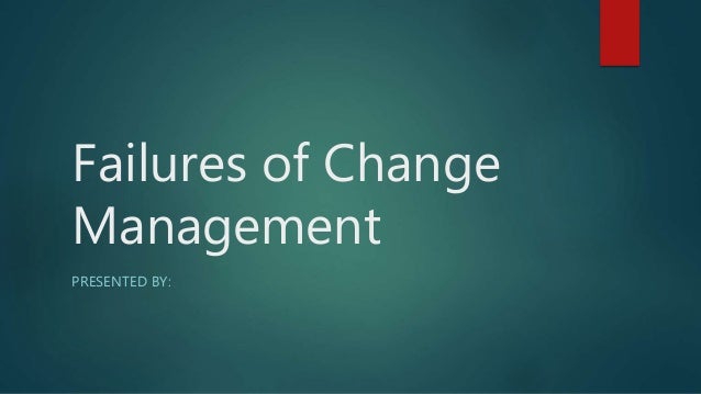Dissertation on change management