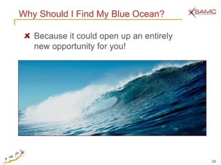 Why Should I Find My Blue Ocean?

   Because it could open up an entirely
   new opportunity for you!




                                          68
 