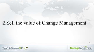Six steps to implementing Change Management Successfully | PPTX