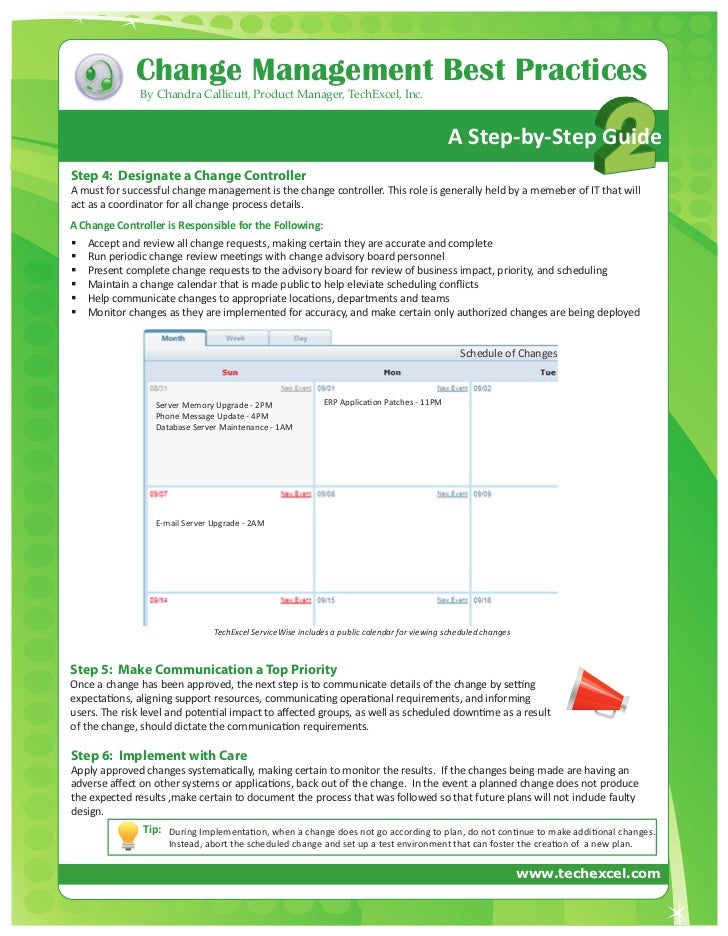 Change Management Best Practices