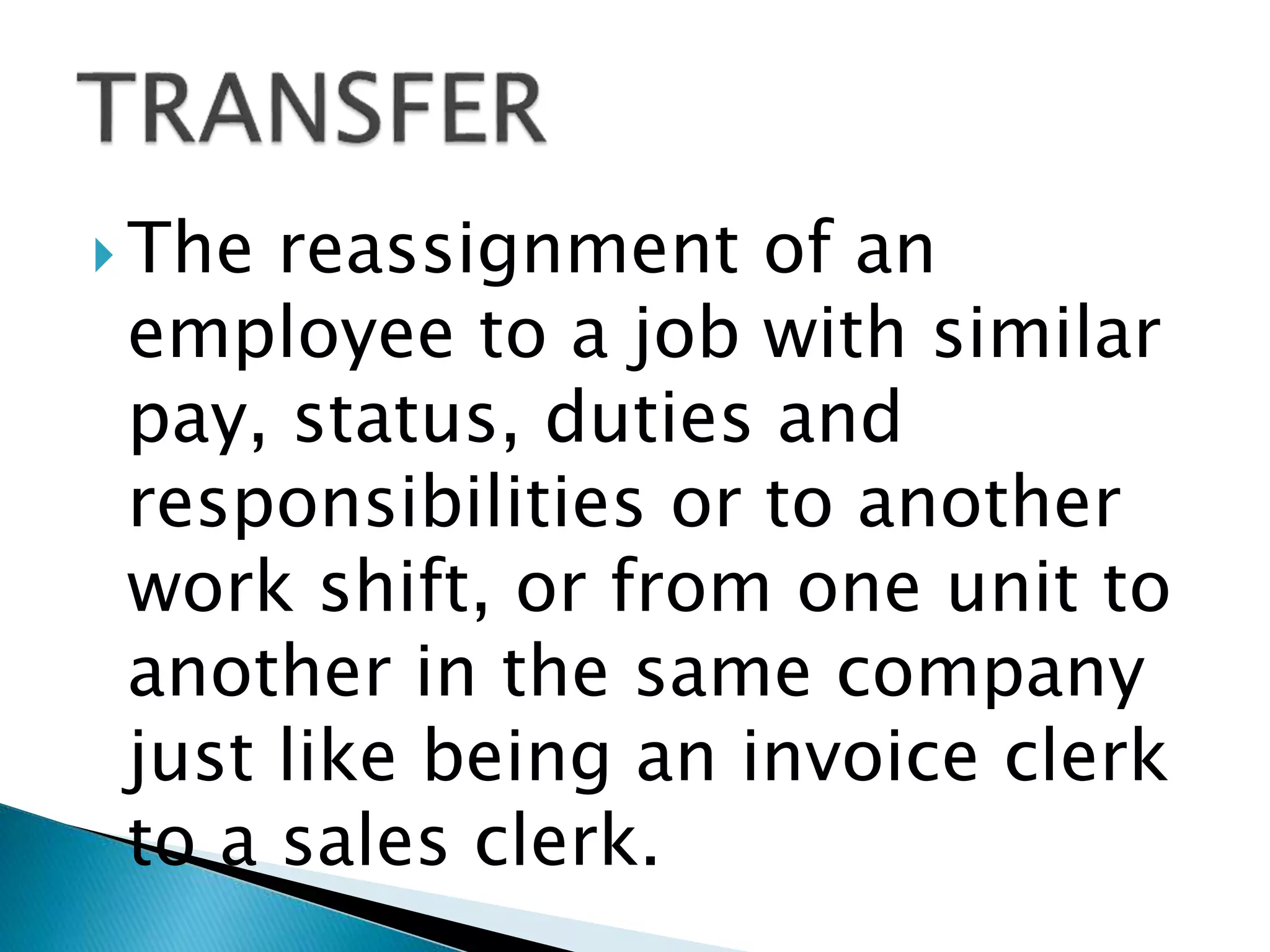 Change in Personnel Status | PPTX