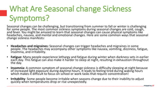 Change of Season | PPTX