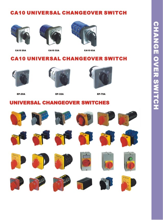 Changeover switch