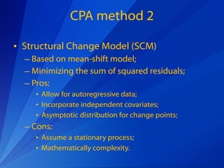 Change Point Analysis | PPT