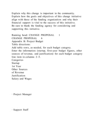 CHANGE PROPOSAL7CHANGE PROPOSAL8Change ProposalYour Full Name | DOCX