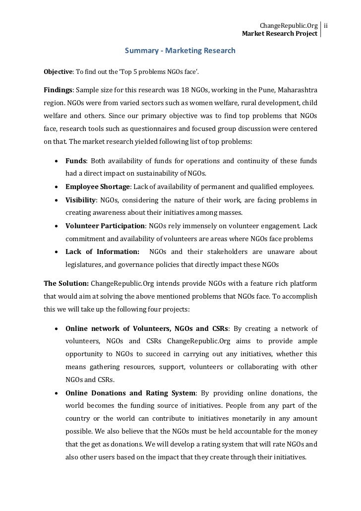 changerepublic org marketing research report marketing research report