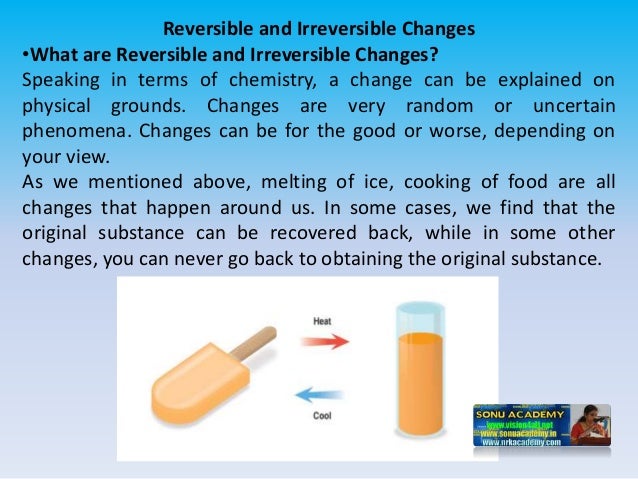 CHANGES AROUND US (SCIENCE CLASS VI)