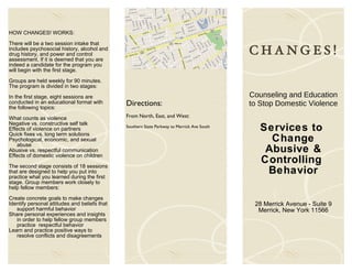 Changes! brochure