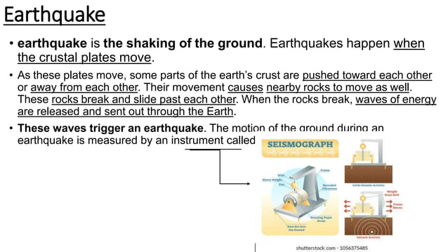 Changes Due to Earthquakes and Volcanic Eruptions.pptx | Geology | Science