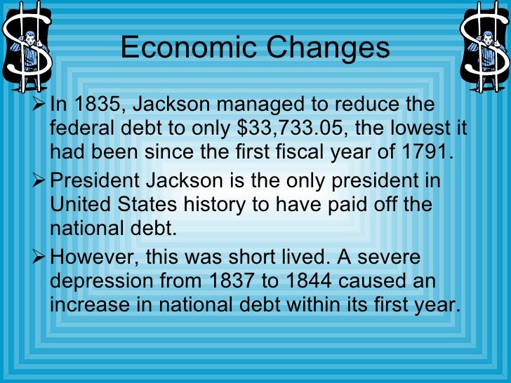 changes during andrew jacksons presidency presidency chart andrew jackson