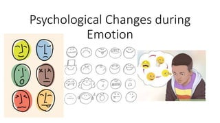 Psychological Changes during
Emotion
 