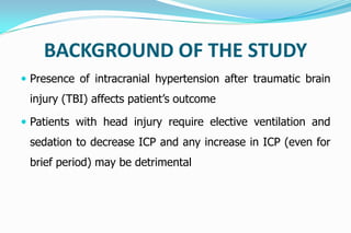 Changes in icp following response checking in icu