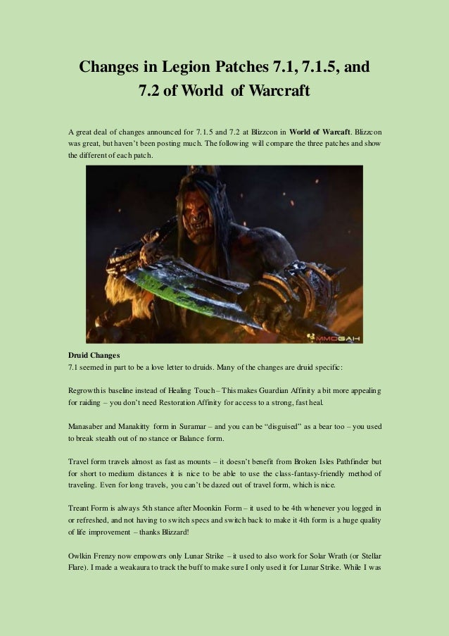 changes in legion patches 7 1 7 1 5 and 7 2 wow is travel form as fast as mount
