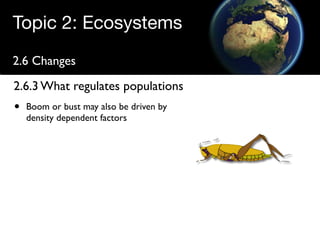 Regulating populations