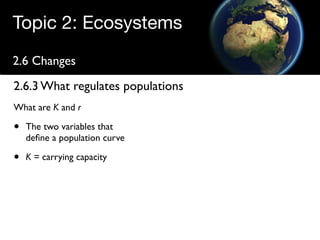 Regulating populations