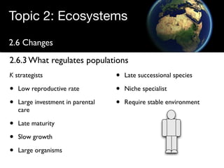 Regulating populations