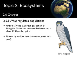Regulating populations