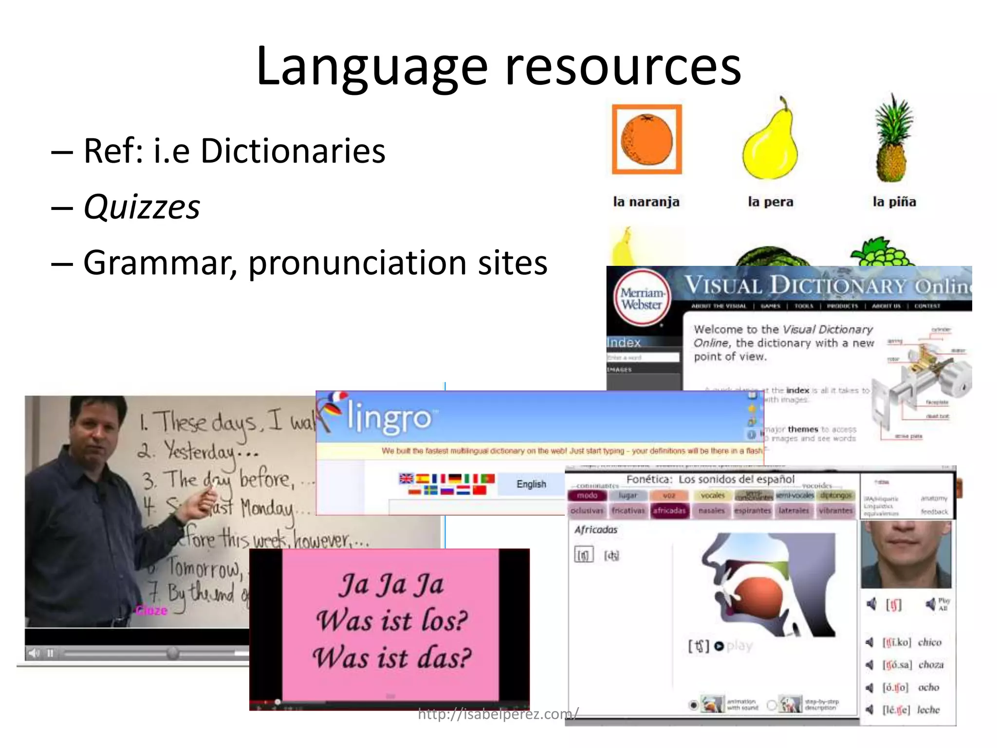 Web In English Using the Web 2.0 in the English classroom | PPTX