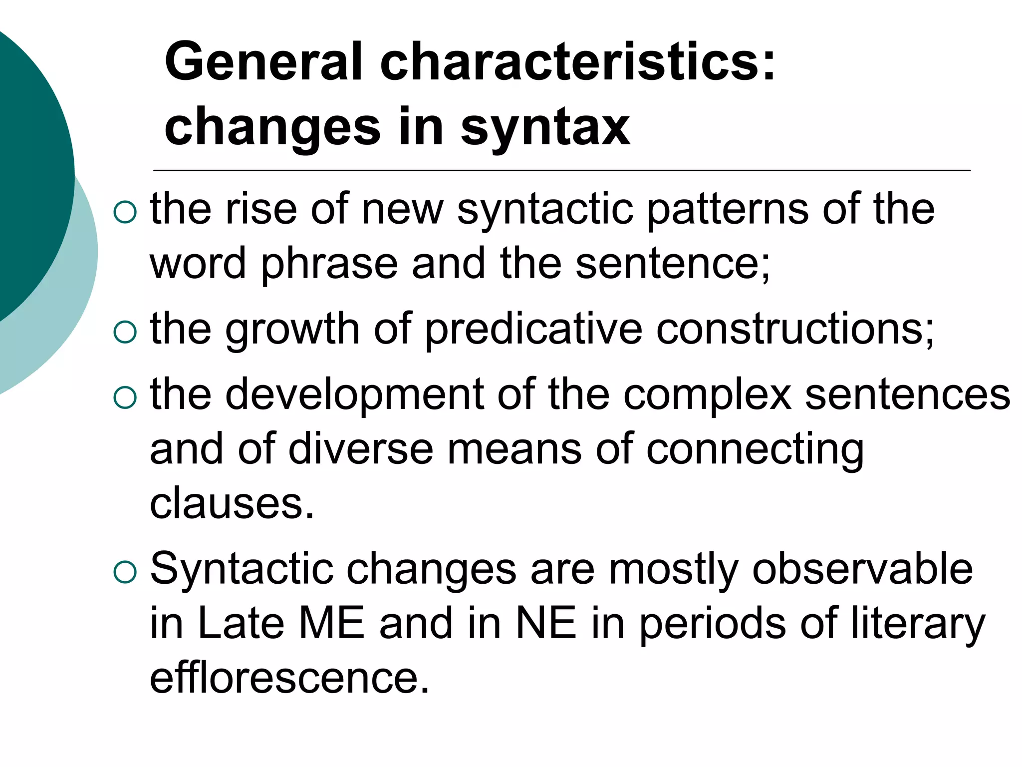 Changes in the verbal system in Middle English.ppt