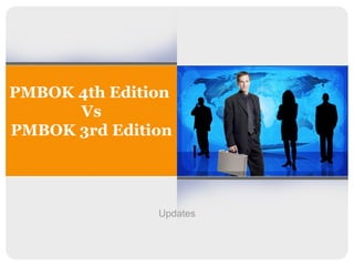 PMBOK 4th Edition  Vs PMBOK 3rd Edition Updates 