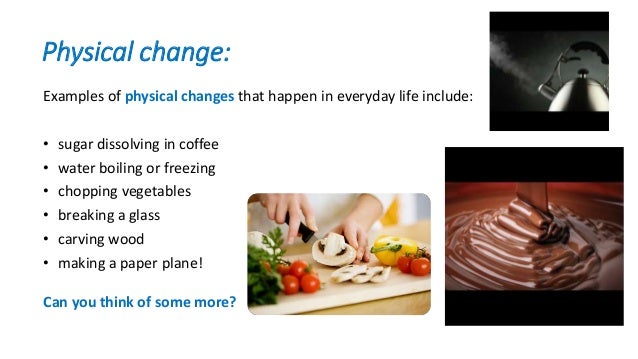 Changes to the properties