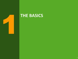 2
THE BASICS
 