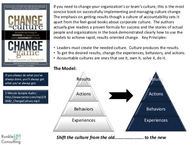 change the culture change the game summary change the culture change the game summary