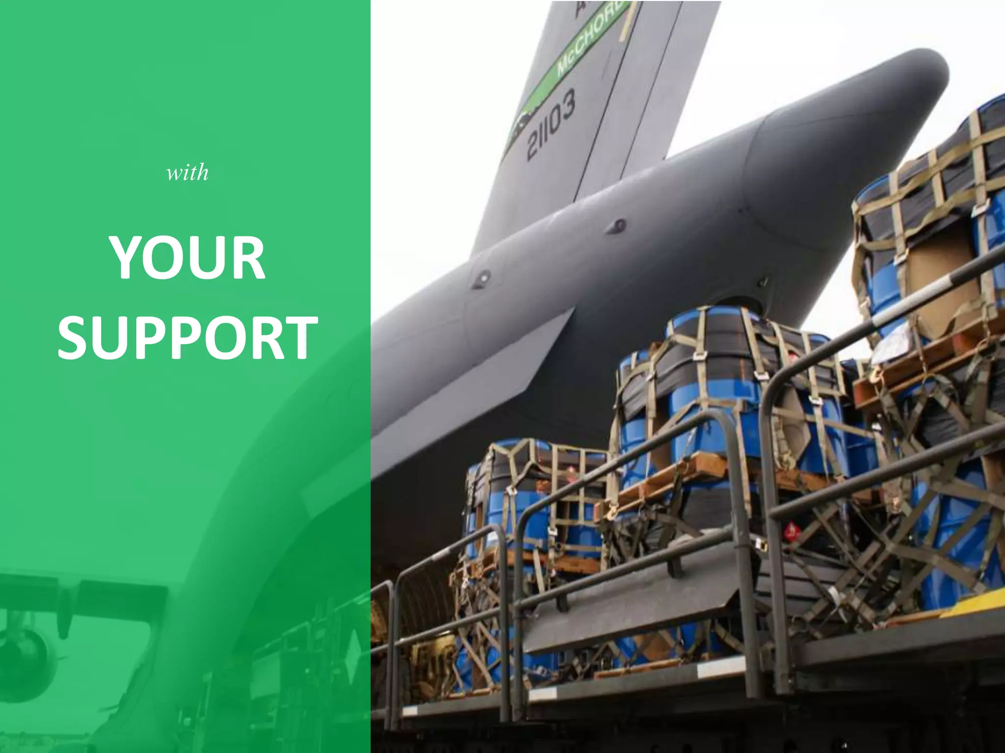 with


 YOUR
SUPPORT
 